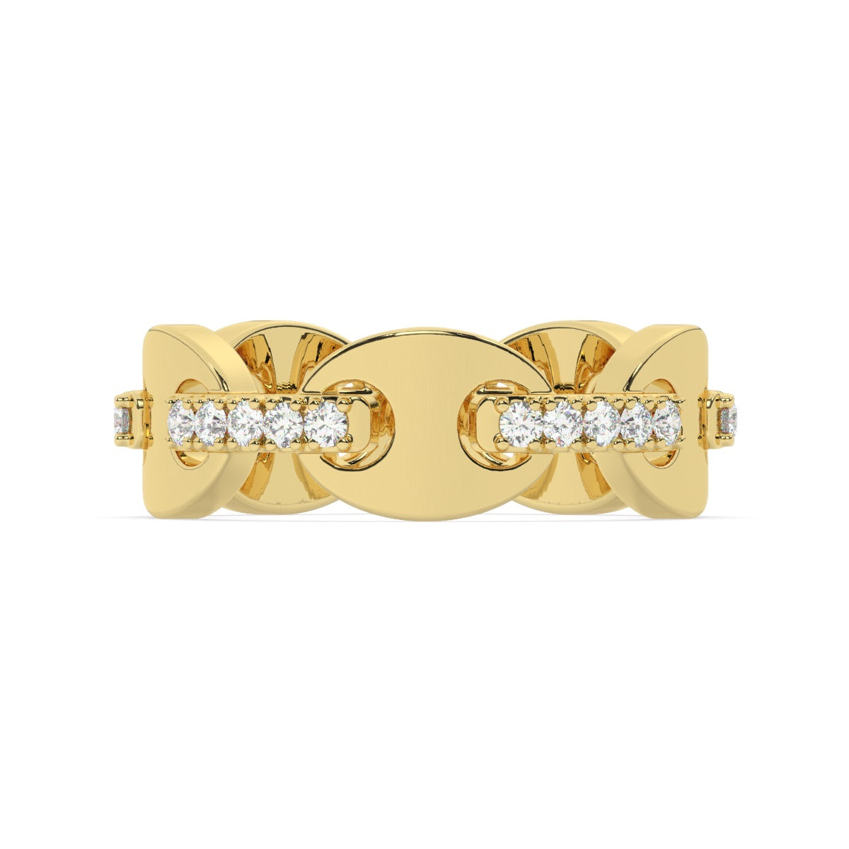 18K White Gold Round Diamond Wedding Ring (0.28 ct)_ 18K White Gold Round Diamond Wedding Ring (0.28 ct)_