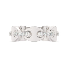18K White Gold Round Diamond Wedding Ring (0.28 ct) 18K White Gold Round Diamond Wedding Ring (0.28 ct)