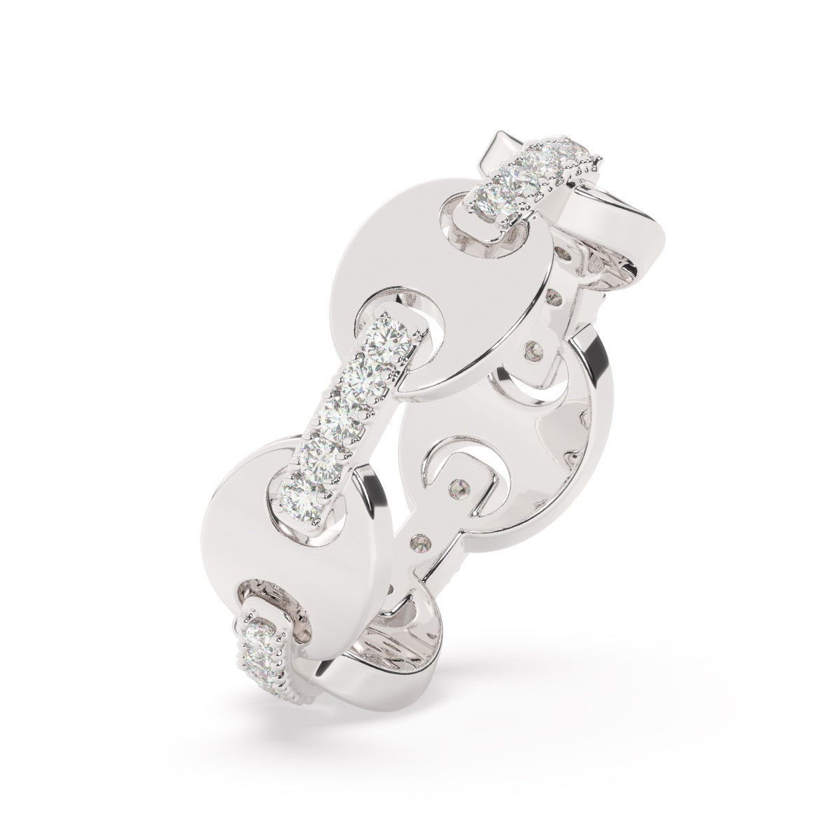 18K White Gold Round Diamond Wedding Ring (0.28 ct) 18K White Gold Round Diamond Wedding Ring (0.28 ct)