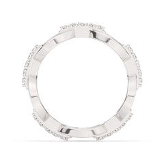 18K White Gold Round Diamond Wedding Ring (0.28 ct) 18K White Gold Round Diamond Wedding Ring (0.28 ct)