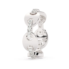 18K White Gold Round Diamond Wedding Ring (0.28 ct) 18K White Gold Round Diamond Wedding Ring (0.28 ct)