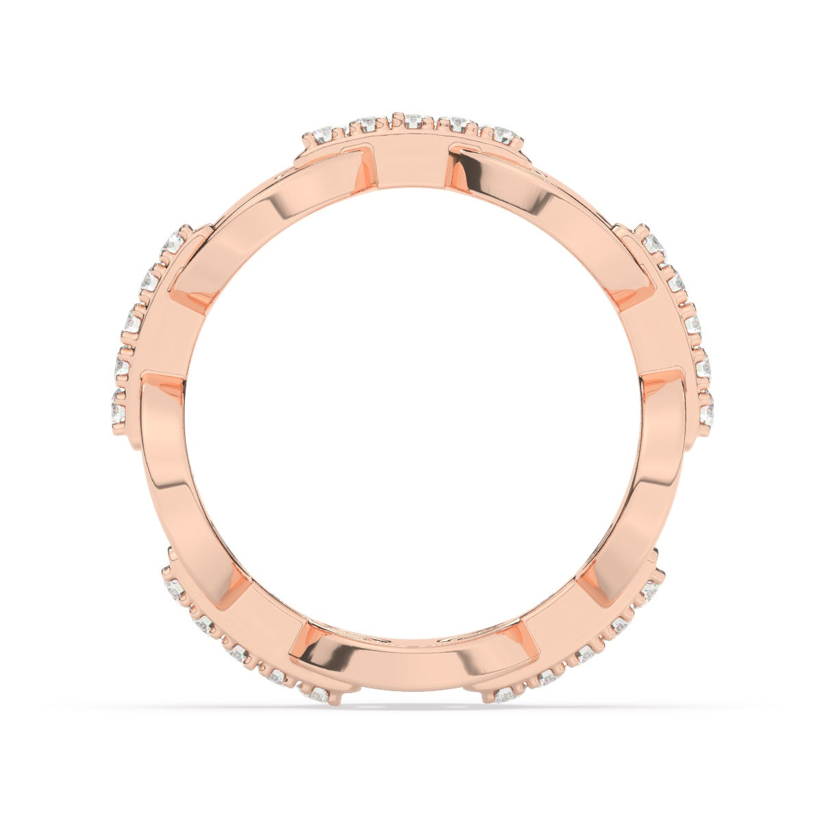 18K White Gold Round Diamond Wedding Ring (0.28 ct)_ 18K White Gold Round Diamond Wedding Ring (0.28 ct)_