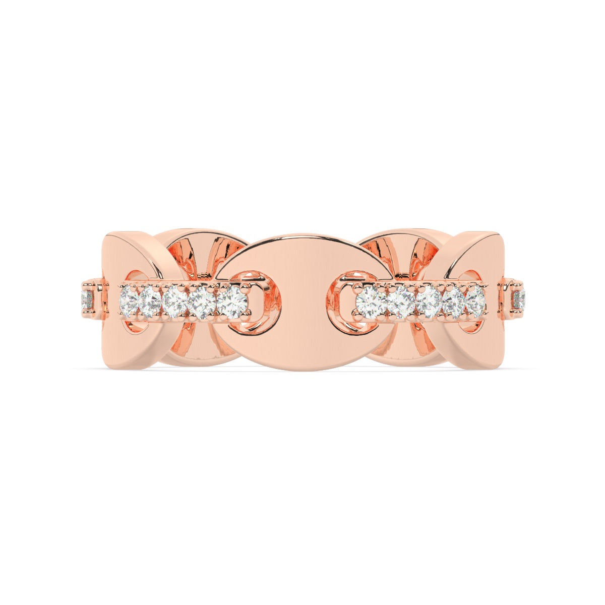 18K White Gold Round Diamond Wedding Ring (0.28 ct)_ 18K White Gold Round Diamond Wedding Ring (0.28 ct)_