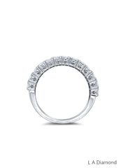 14K Gold Diamond Round Cut Wedding Ring 3.06c