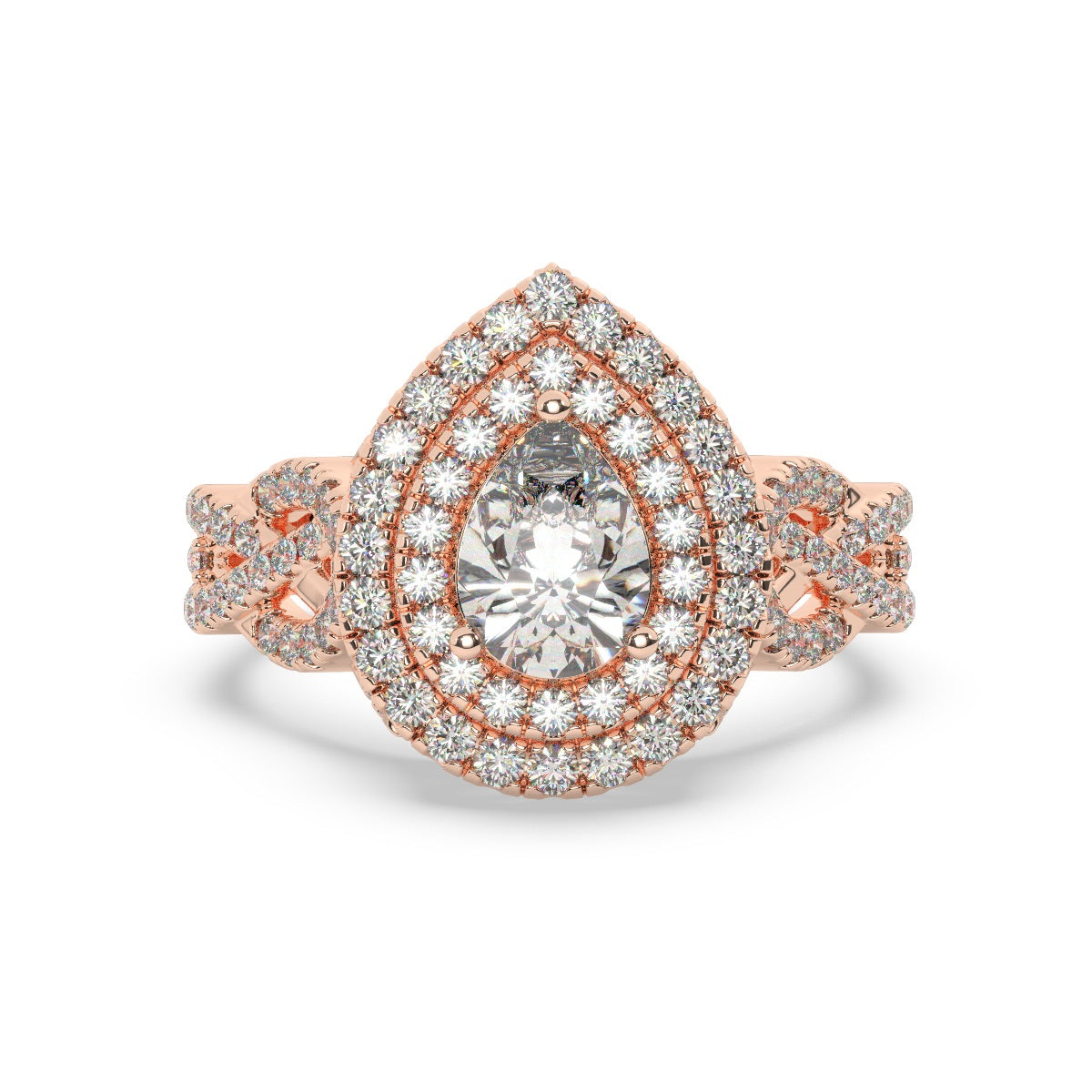 White Gold Diamond Ring - LA DIAMOND White Gold Diamond Ring - LA DIAMOND