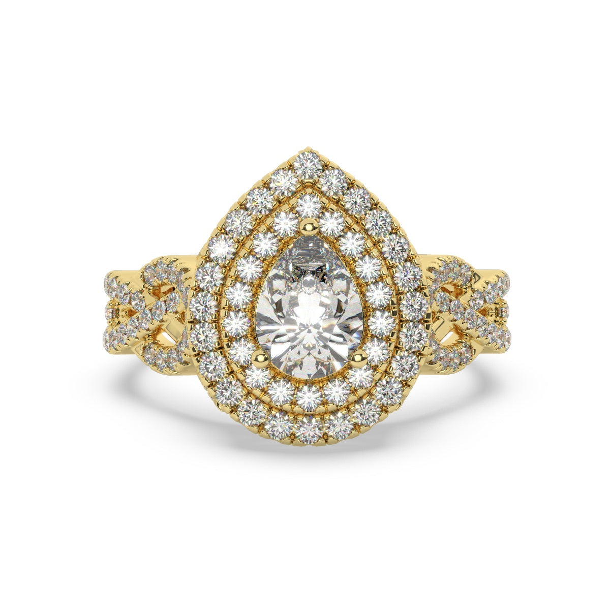 White Gold Diamond Ring - LA DIAMOND White Gold Diamond Ring - LA DIAMOND