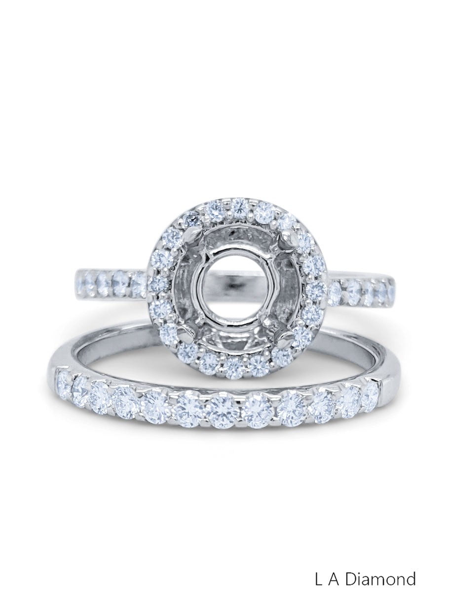 White Gold Diamond Ring - LA DIAMOND White Gold Diamond Ring - LA DIAMOND