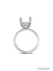 White Gold Diamond Ring - LA DIAMOND White Gold Diamond Ring - LA DIAMOND