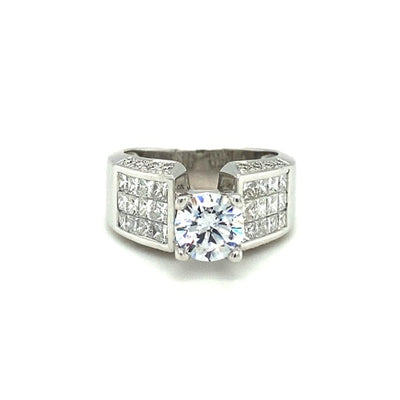 1.28 CT. T.W. Diamond Ring in White Gold