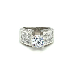 1.28 CT. T.W. Diamond Ring In White Gold - LA DIAMOND 1.28 CT. T.W. Diamond Ring In White Gold - LA DIAMOND