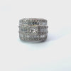 18K White Gold Diamond Bezel Corner Princess Wedding Bands (1.86 ct T.W.) 18K White Gold Diamond Bezel Corner Princess Wedding Bands (1.86 ct T.W.)