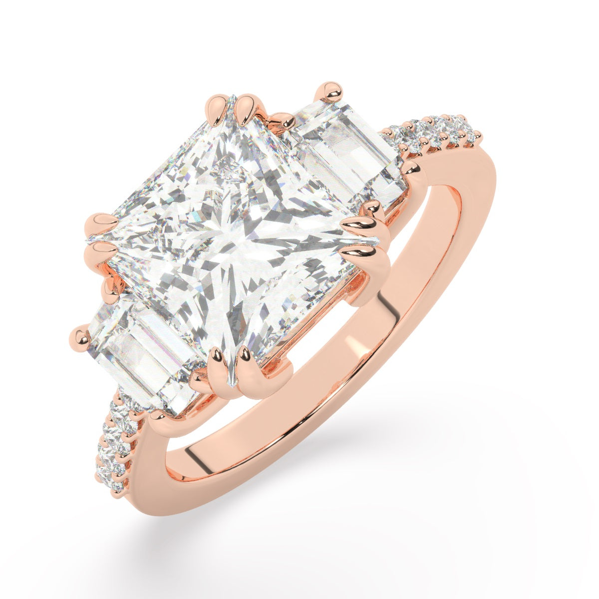 14k White Gold Diamond Ring - LA DIAMOND 14k White Gold Diamond Ring - LA DIAMOND
