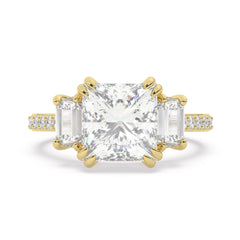 14k White Gold Diamond Ring - LA DIAMOND 14k White Gold Diamond Ring - LA DIAMOND