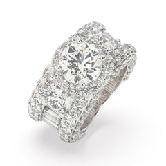 14K White Gold Round Brilliant Diamond Ring 14K White Gold Round Brilliant Diamond Ring