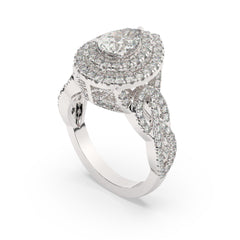 White Gold Diamond Ring - LA DIAMOND White Gold Diamond Ring - LA DIAMOND