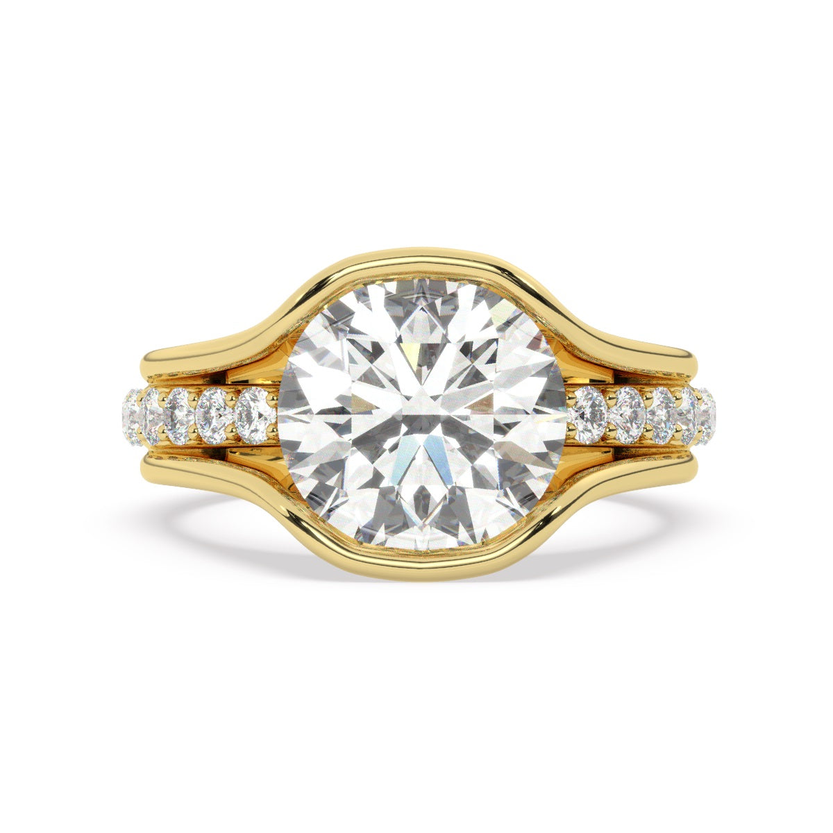 White Gold Diamond Ring - LA DIAMOND White Gold Diamond Ring - LA DIAMOND
