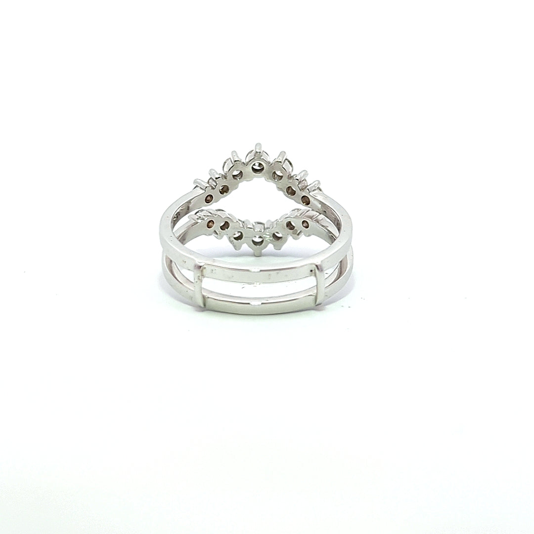 14K Gold Diamond Accent Band Ring