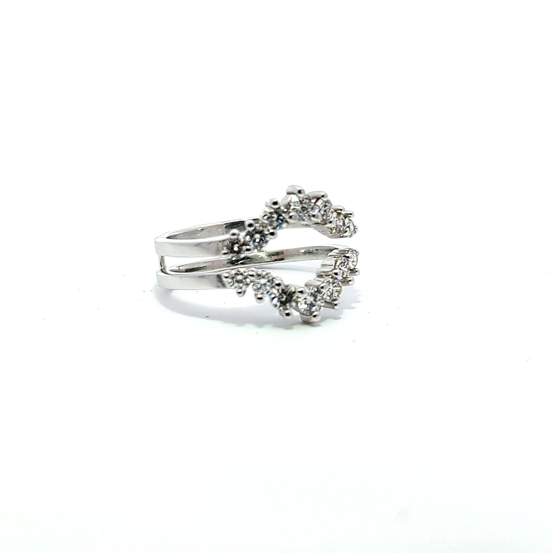 14K Gold Diamond Accent Band Ring