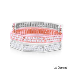 14K Two-Tone Gold Round Brilliant Diamond Reversible Ring (1 ct)