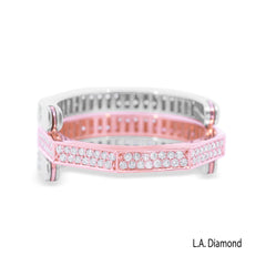 14K Two-Tone Gold Round Brilliant Diamond Reversible Ring (1 ct)