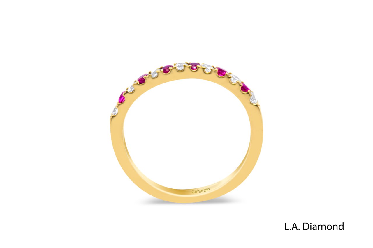 14K White Gold Brilliant Diamond Band Ring
