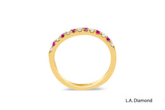 14K White Gold Brilliant Diamond Band Ring