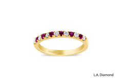 14K White Gold Brilliant Diamond Band Ring