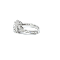 14K White Gold Diamond Princess-Cut Engagement Ring (2.28 ctw)