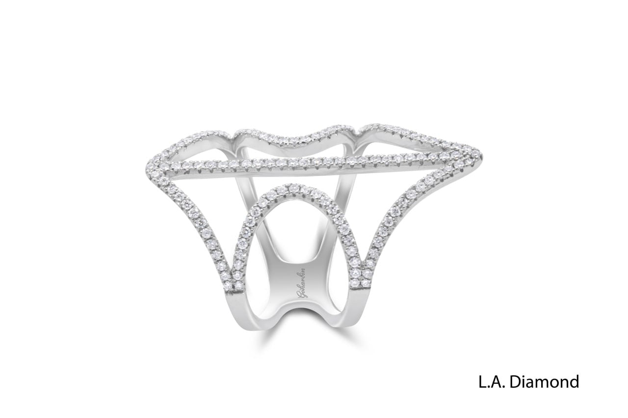 14K White Gold Diamond Ring