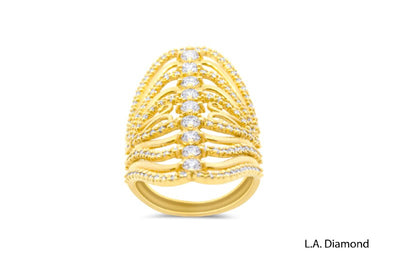 14K White Gold Diamond Ring (2.20 ct)