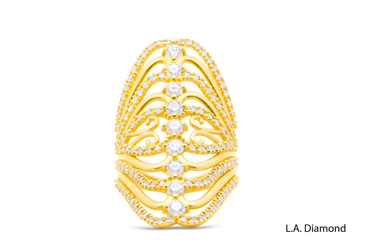 14K White Gold Diamond Ring (2.20 ct)