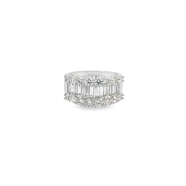 14K White Gold Diamond Round-Cut Ring (2.00 ct T.W.)