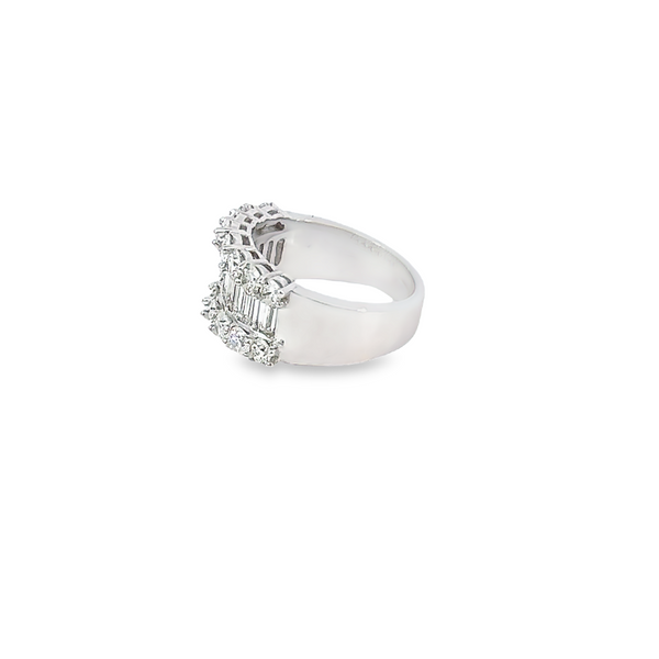 14K White Gold Diamond Round-Cut Ring (2.00 ct T.W.)