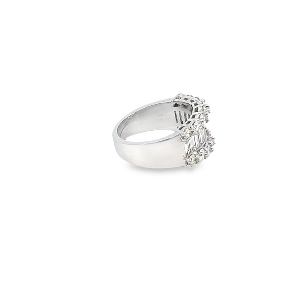 14K White Gold Diamond Round-Cut Ring (2.00 ct T.W.)