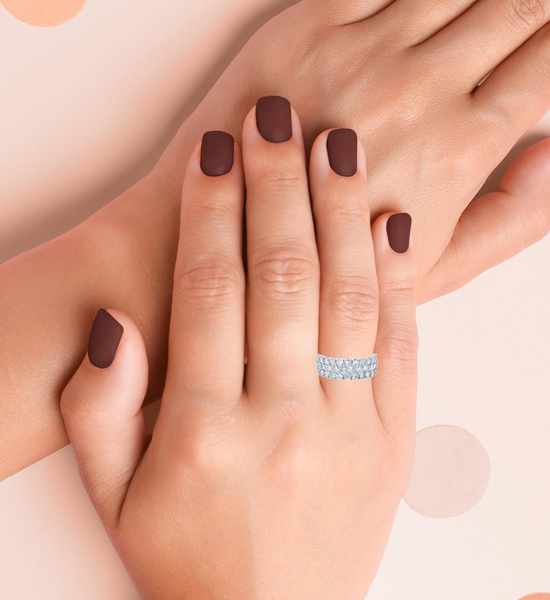 14K White Gold Diamond Round-Cut Ring (3.06 ct T.W.)