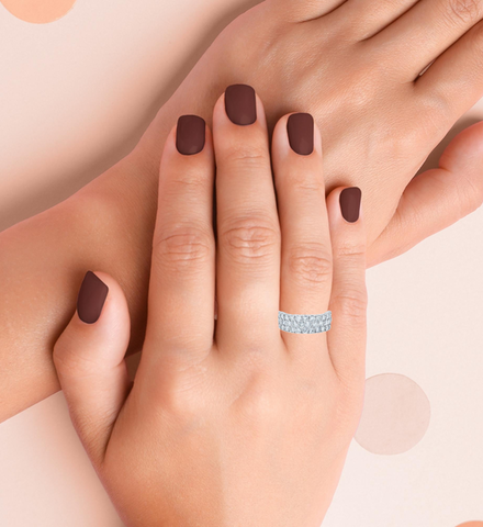 14K White Gold Diamond Round-Cut Ring (3.06 ct T.W.)