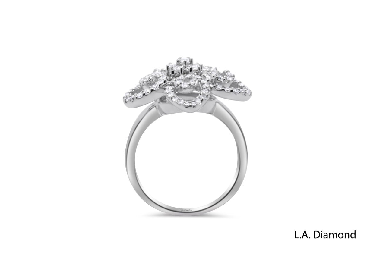 14K White Gold Princess-Cut Diamond Ring (1.37 ct T.W.)