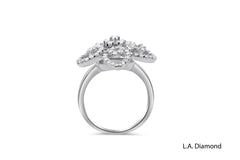 14K White Gold Princess-Cut Diamond Ring (1.37 ct T.W.)