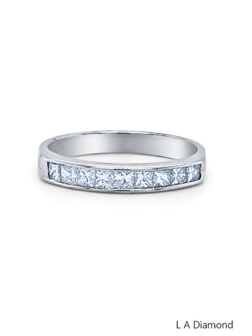 14K_White_Gold_Radiant_Cut_Diamond_Wedding_Ring_0.75_ct_