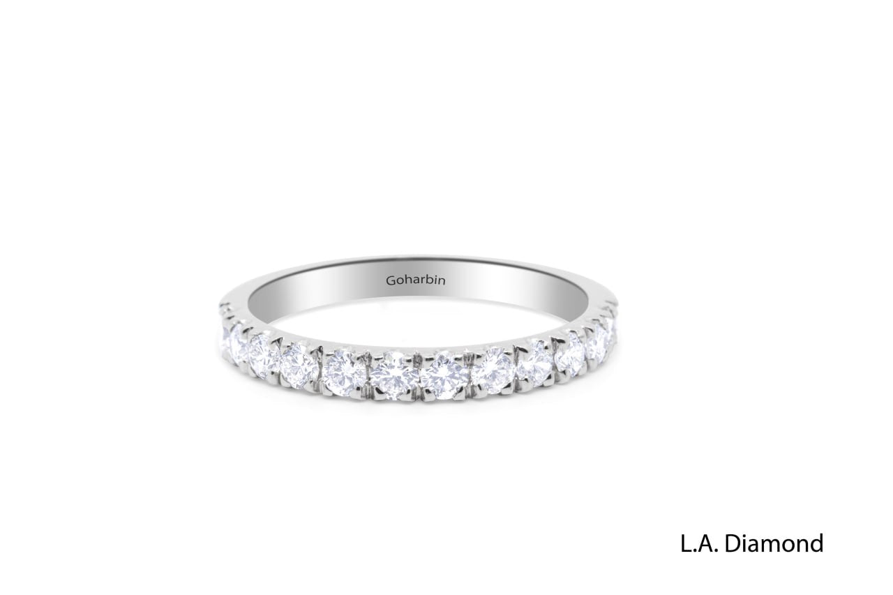 14K White Gold Round Brilliant Diamond Ring (0.85 ct)