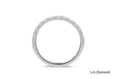 14K White Gold Round Brilliant Diamond Ring (0.85 ct)