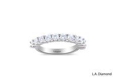 14K White Gold Round Brilliant Diamond Ring (1.06 ct)