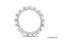 14K White Gold Round Brilliant Diamond Ring (3.25 ct)
