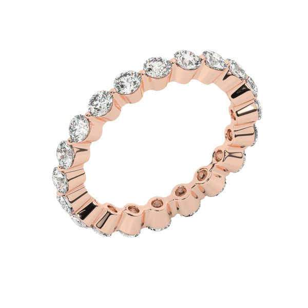 14K White Gold Round Diamond Ring (1.50 ct)