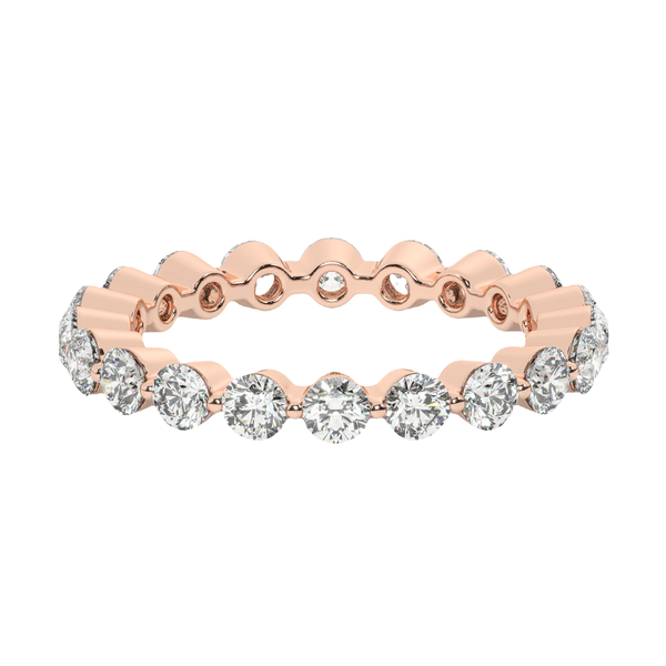 14K White Gold Round Diamond Ring (1.50 ct)