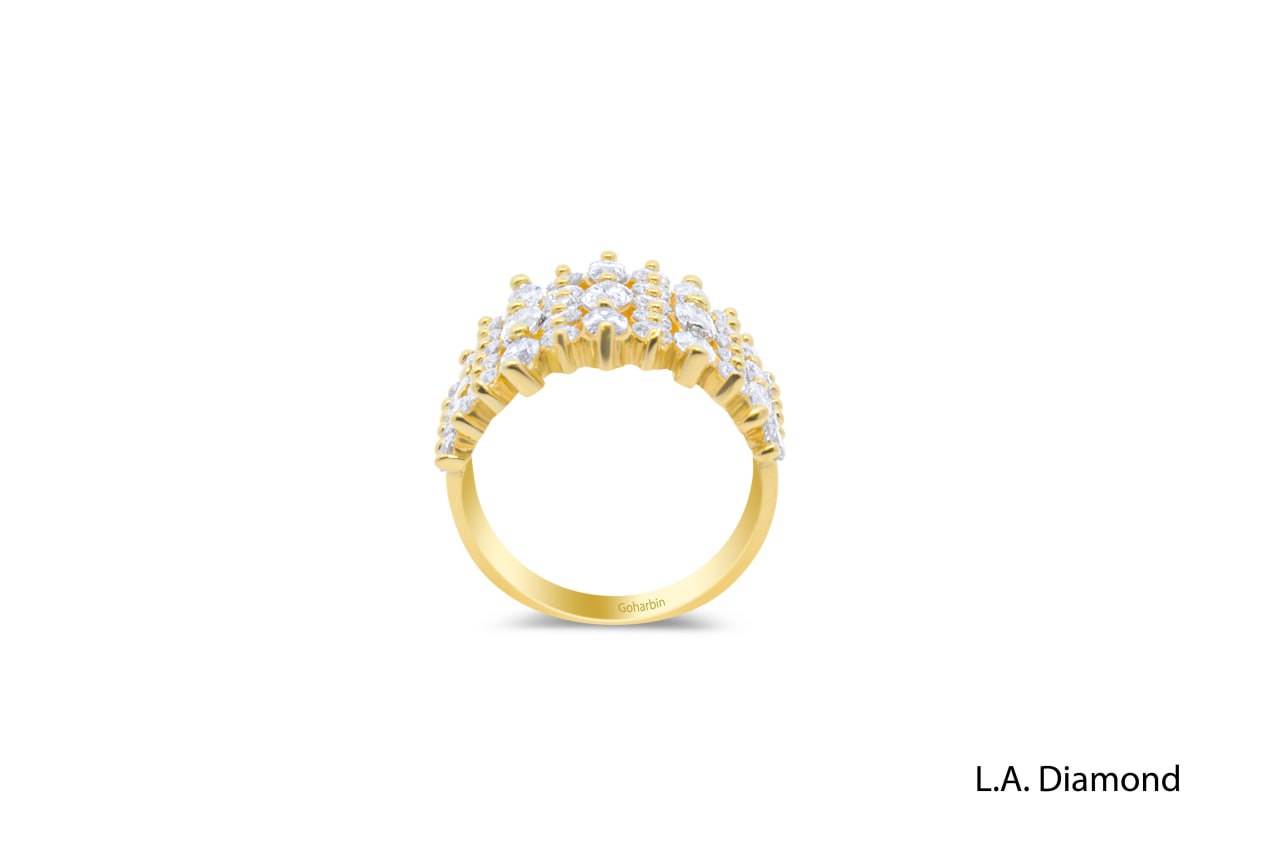 14K Yellow Gold Multi-Row Diamond Ring (1.82 ct T.W.)