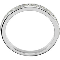 14K Solid Gold 1/3 CTW Natural Diamond Band