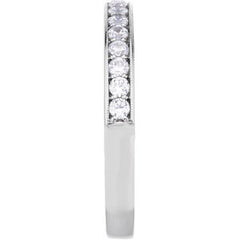 14K Solid Gold 1/3 CTW Natural Diamond Band