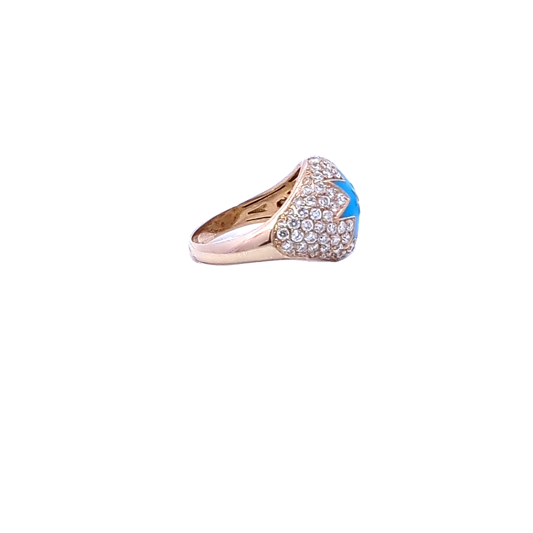 14k Gold With Diamond Ring