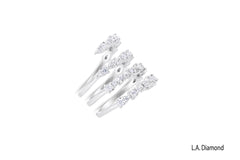18K Gold Round Diamond Wrap Statement Ring (1.35 ct)